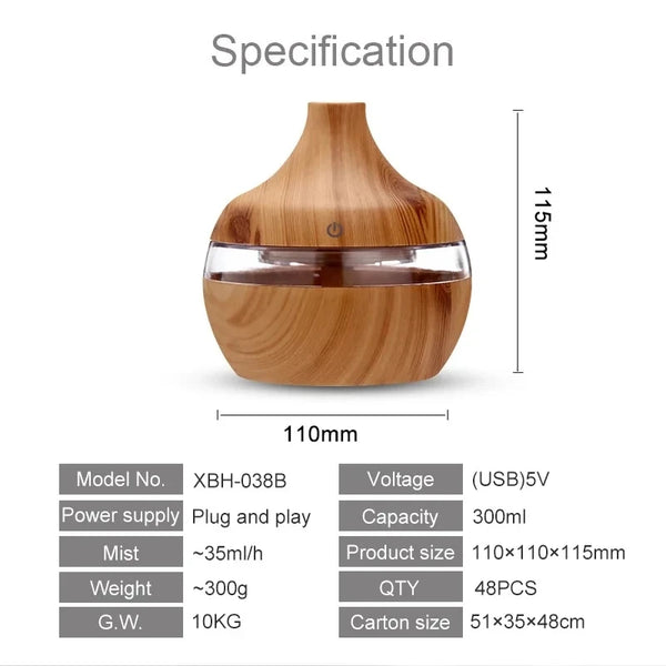 Wooden Aroma Mist Maker